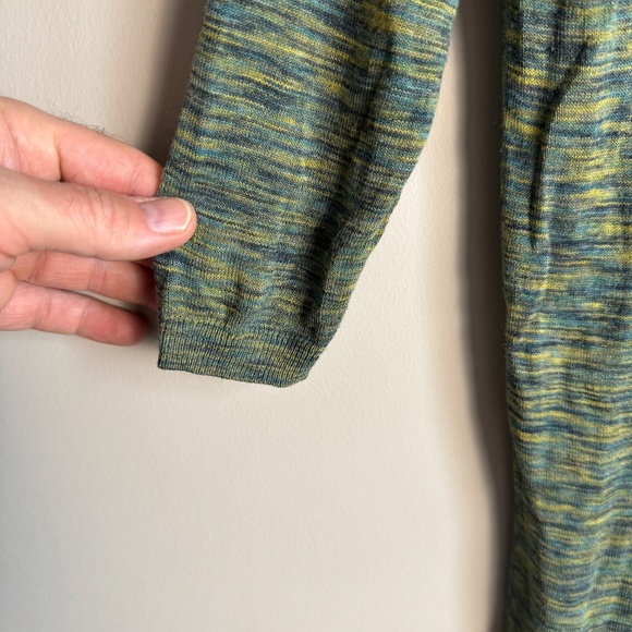 Wilfred 3/4 Sleeve Women's Lightweight Sweater Top Green XS Crewneck 20% Linen - Picture 3 of 11